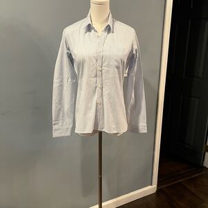 Alexander Olch Light Blue Striped Blouse